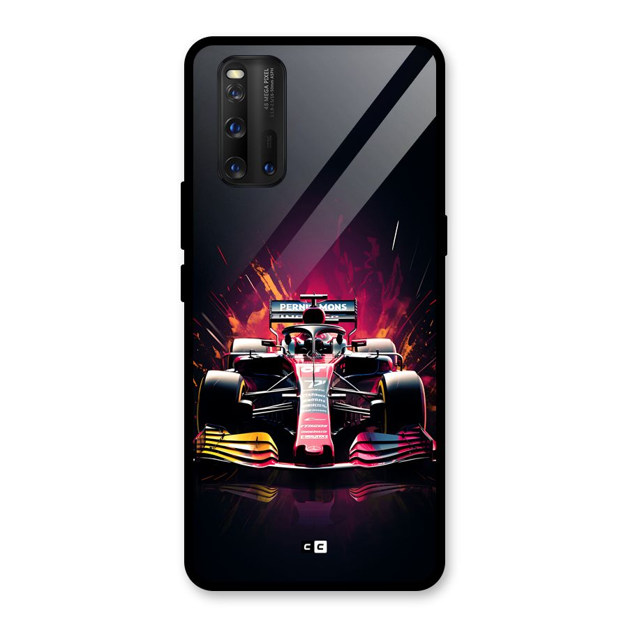 Game Racing Glass Back Case for Vivo iQOO 3
