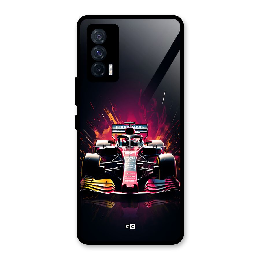 Game Racing Glass Back Case for Vivo iQOO 7 5G
