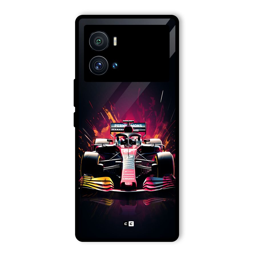 Game Racing Glass Back Case for Vivo iQOO 9 Pro