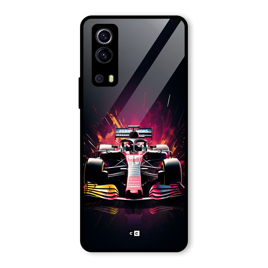 Game Racing Glass Back Case for Vivo iQOO Z3