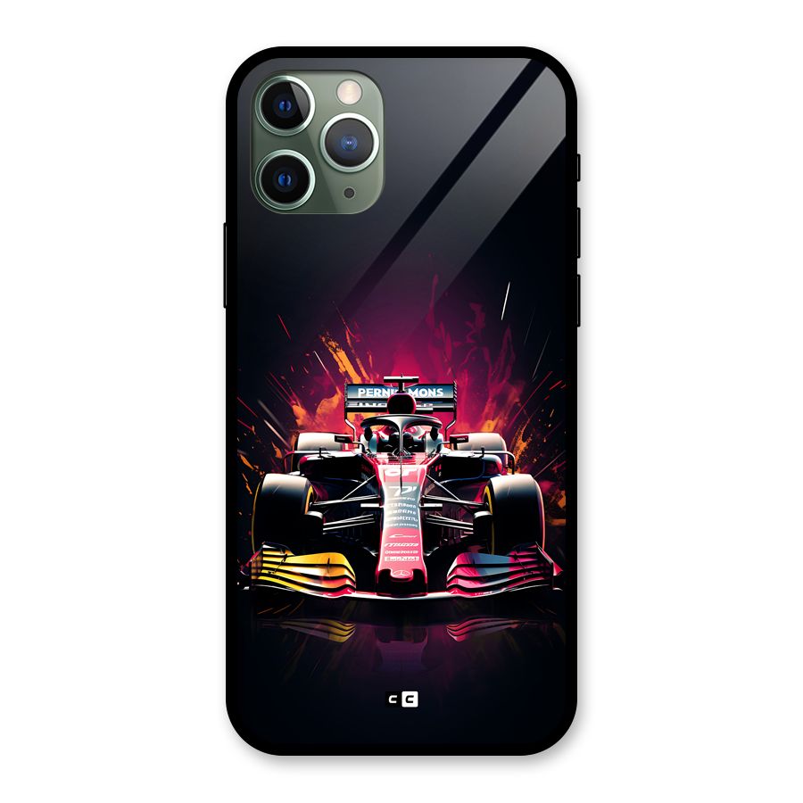 Game Racing Glass Back Case for iPhone 11 Pro