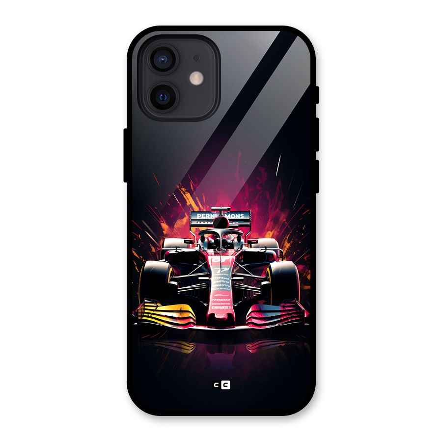 Game Racing Glass Back Case for iPhone 12