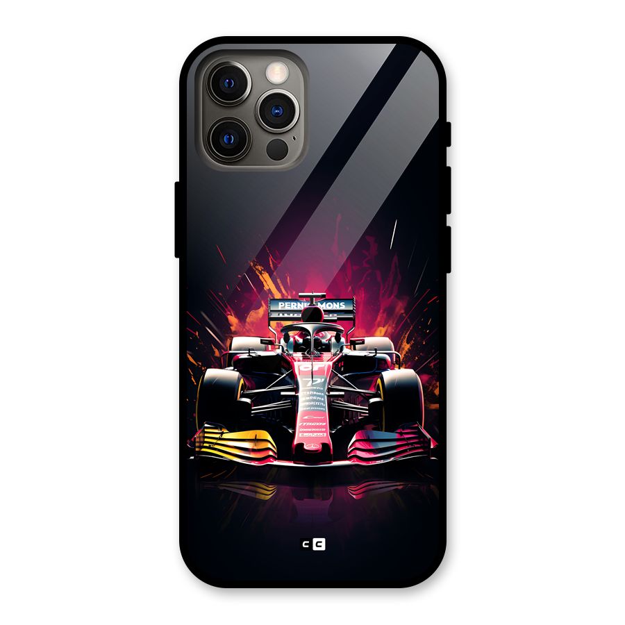 Game Racing Glass Back Case for iPhone 12 Pro