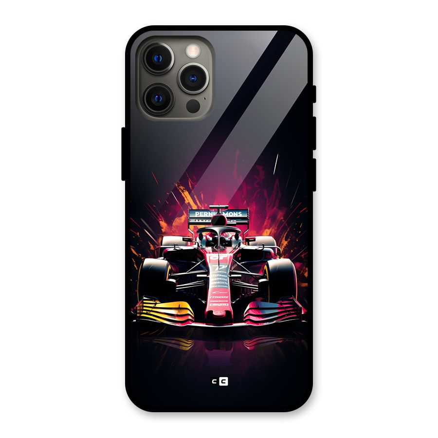 Game Racing Glass Back Case for iPhone 12 Pro Max