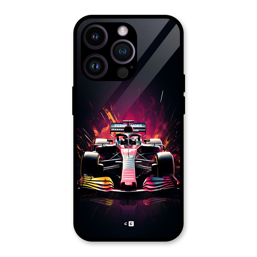 Game Racing Glass Back Case for iPhone 14 Pro