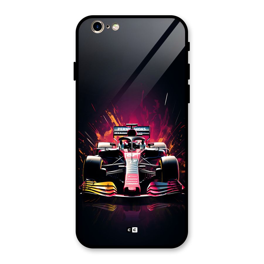 Game Racing Glass Back Case for iPhone 6 6S