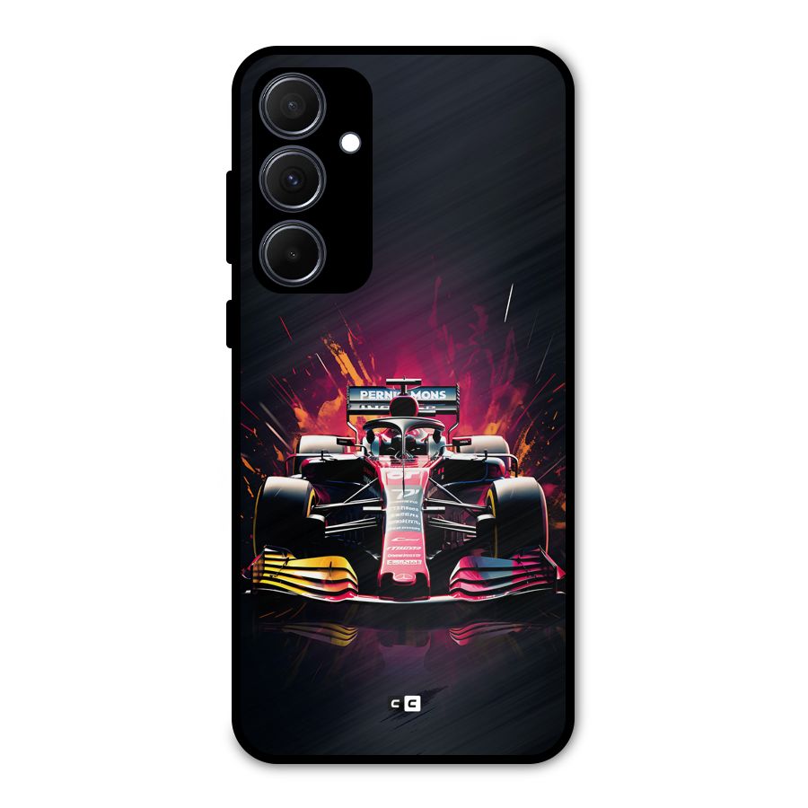 Game Racing Metal Back Case for Galaxy A35