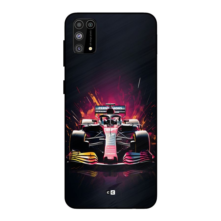 Game Racing Metal Back Case for Galaxy F41