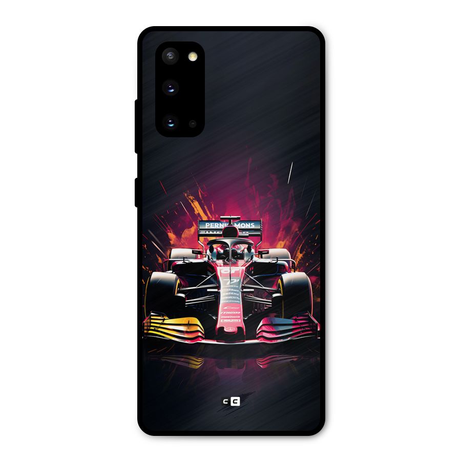 Game Racing Metal Back Case for Galaxy S20