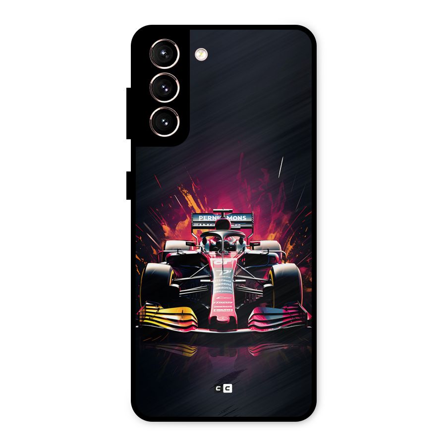 Game Racing Metal Back Case for Galaxy S21 5G