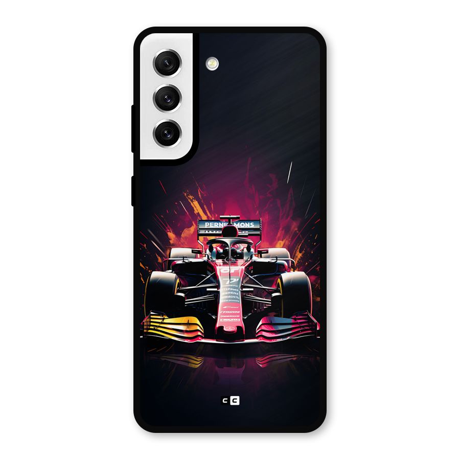 Game Racing Metal Back Case for Galaxy S21 FE 5G