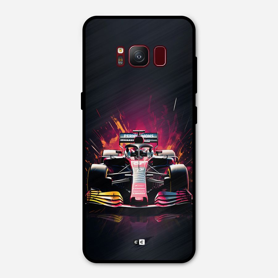 Game Racing Metal Back Case for Galaxy S8