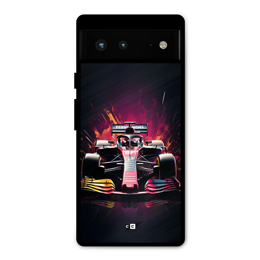 Game Racing Metal Back Case for Google Pixel 6