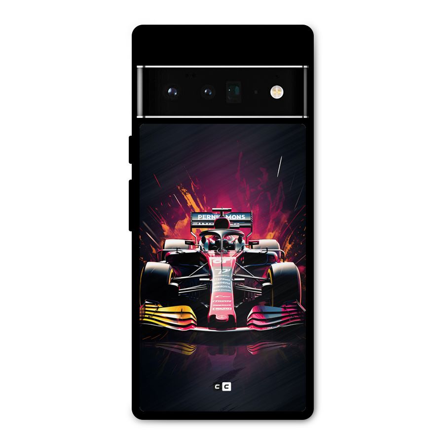 Game Racing Metal Back Case for Google Pixel 6 Pro
