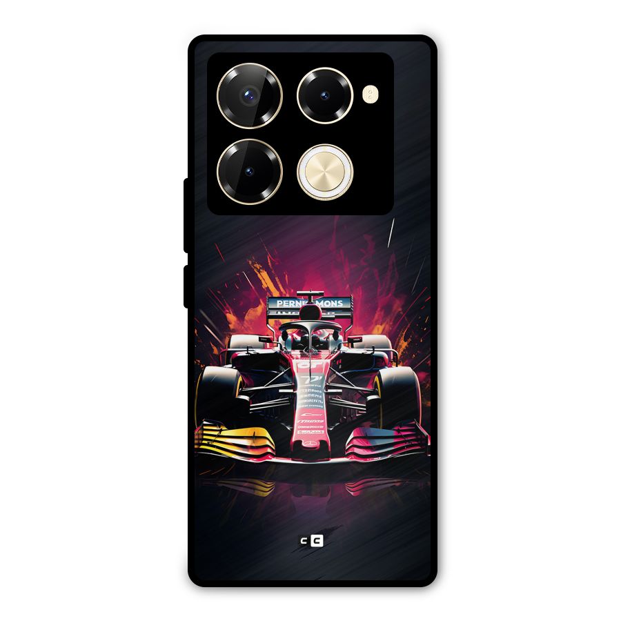 Game Racing Metal Back Case for Infinix Note 40 Pro