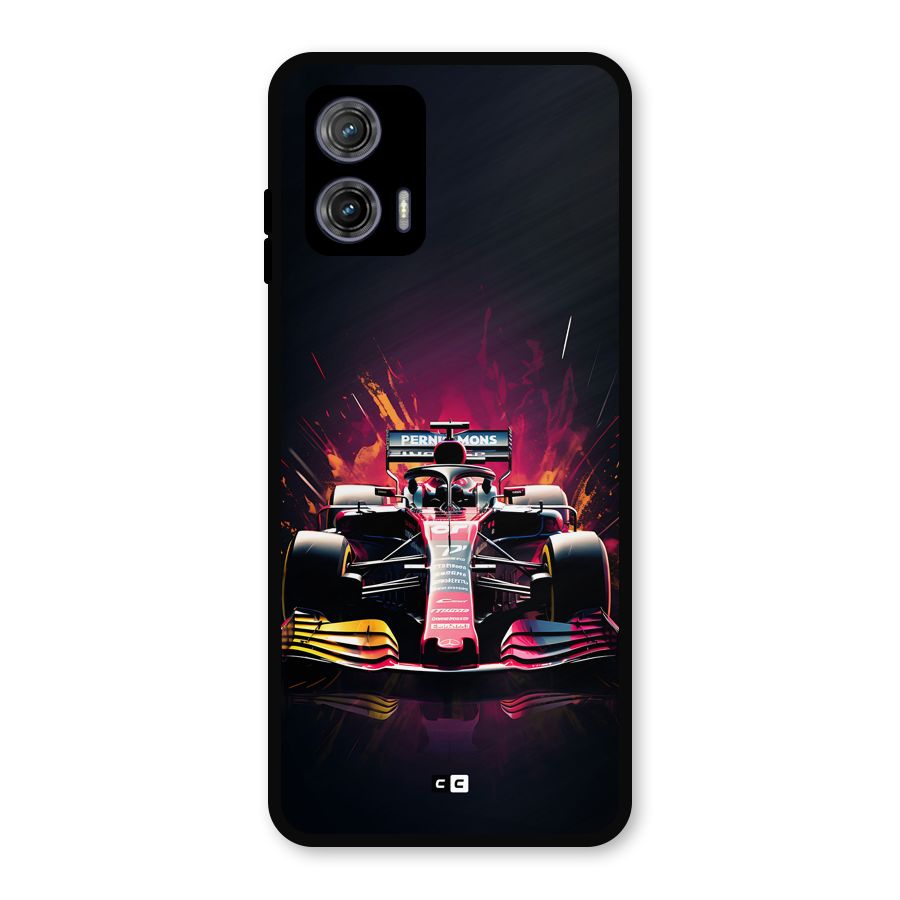 Game Racing Metal Back Case for Moto G73