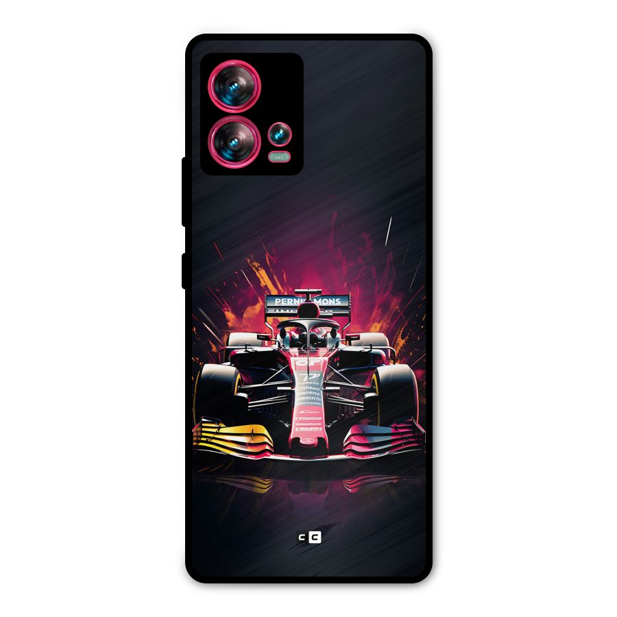 Game Racing Metal Back Case for Motorola Edge 30 Fusion
