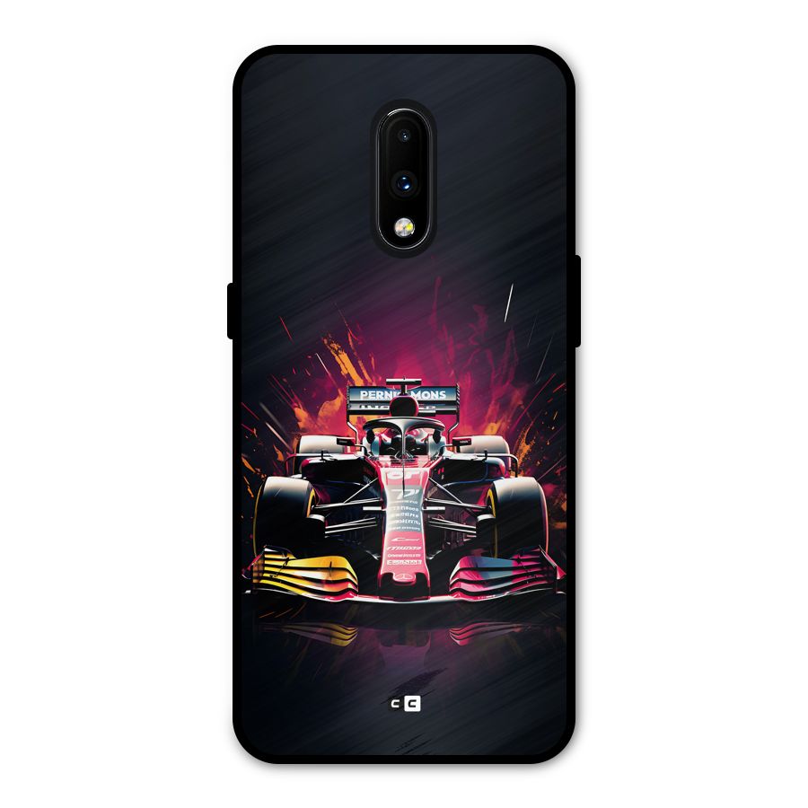 Game Racing Metal Back Case for OnePlus 7