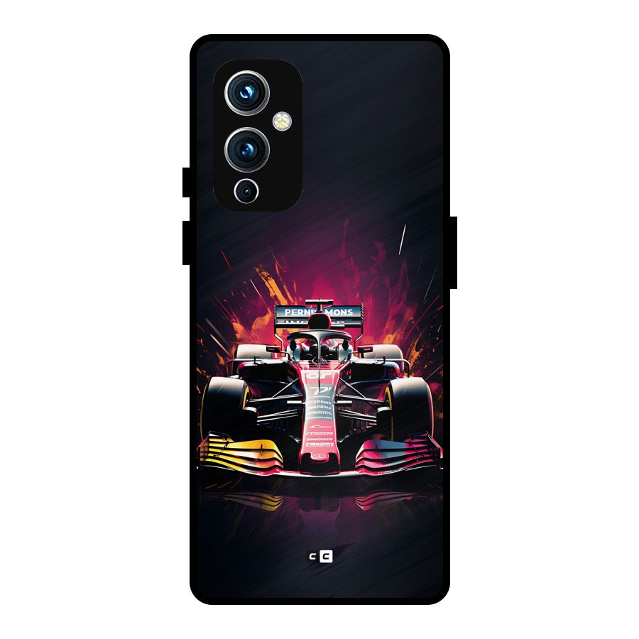 Game Racing Metal Back Case for OnePlus 9