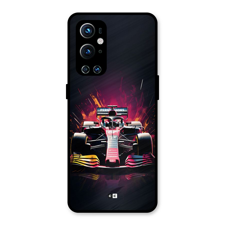 Game Racing Metal Back Case for OnePlus 9 Pro