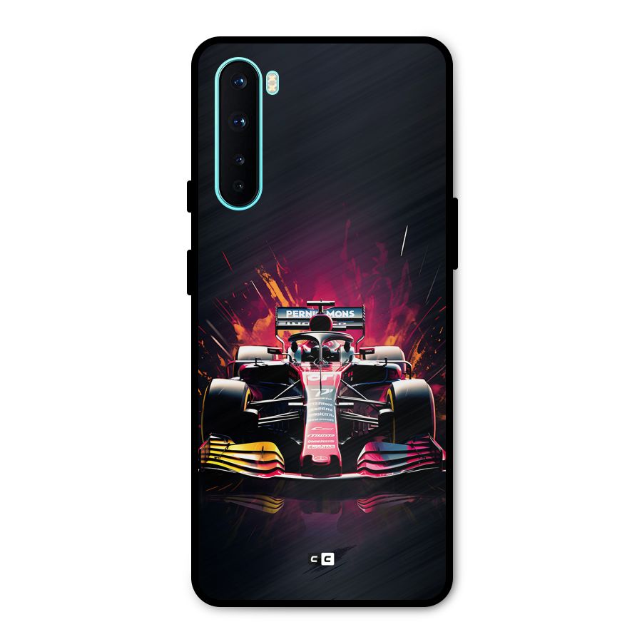 Game Racing Metal Back Case for OnePlus Nord