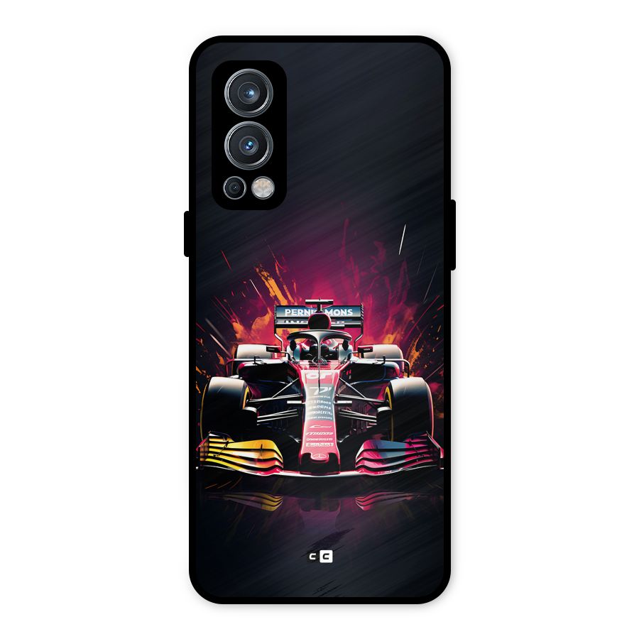 Game Racing Metal Back Case for OnePlus Nord 2 5G