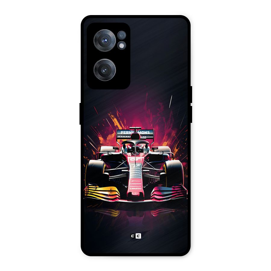 Game Racing Metal Back Case for OnePlus Nord CE 2 5G