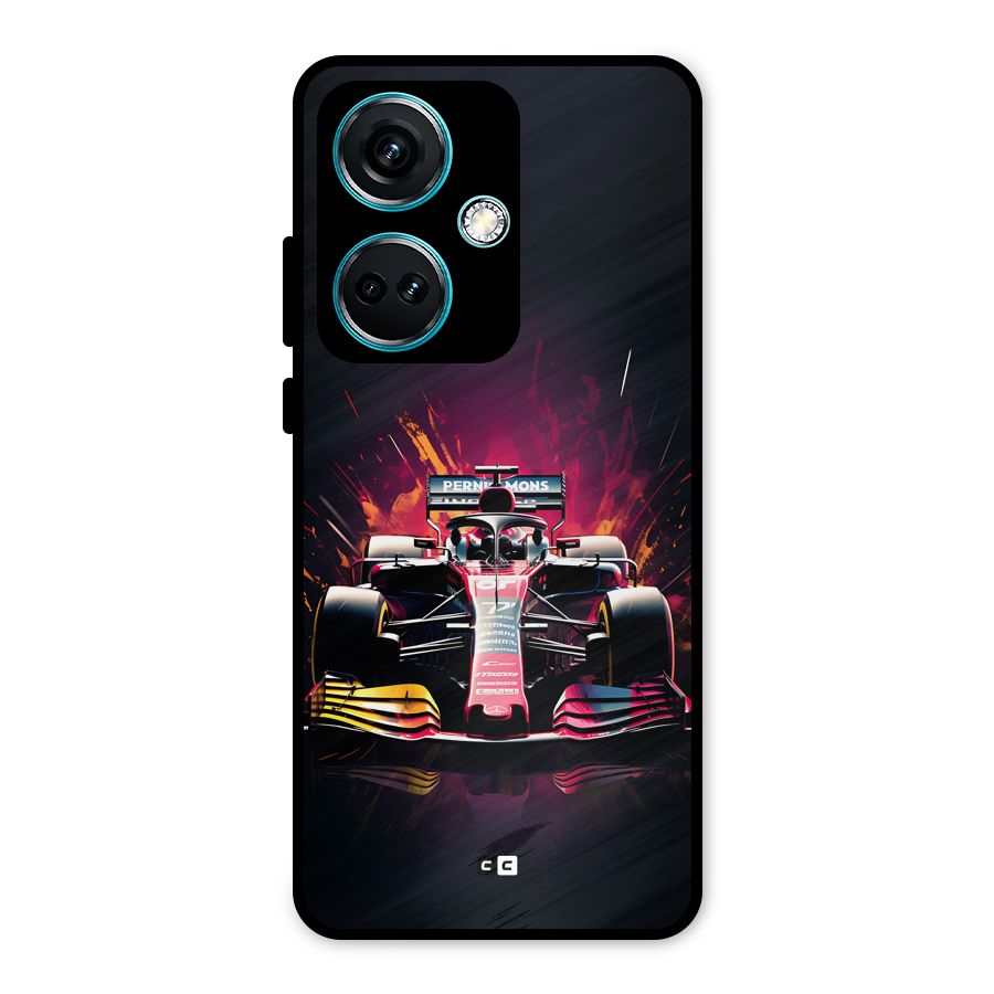 Game Racing Metal Back Case for OnePlus Nord CE 3 5G