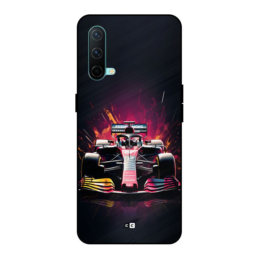 Game Racing Metal Back Case for OnePlus Nord CE 5G