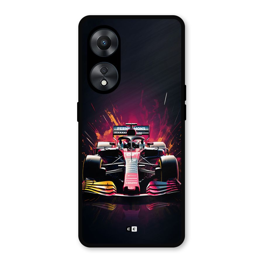 Game Racing Metal Back Case for Oppo A78