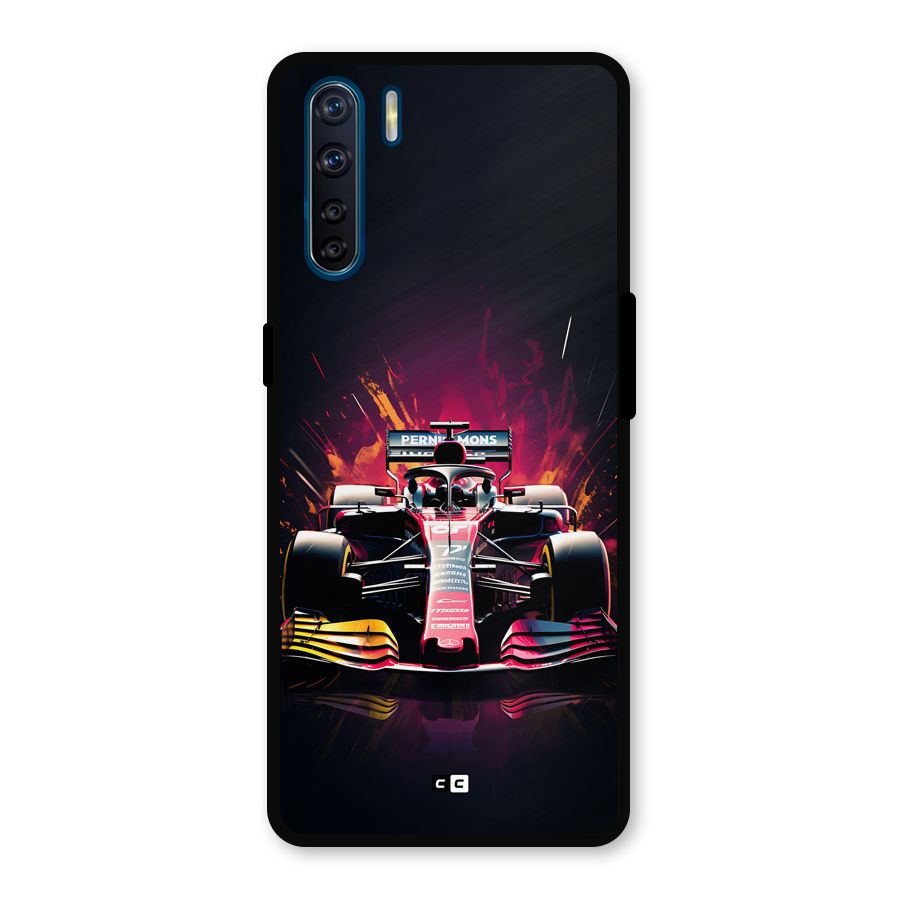 Game Racing Metal Back Case for Oppo F15