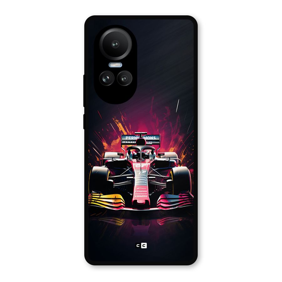 Game Racing Metal Back Case for Oppo Reno10