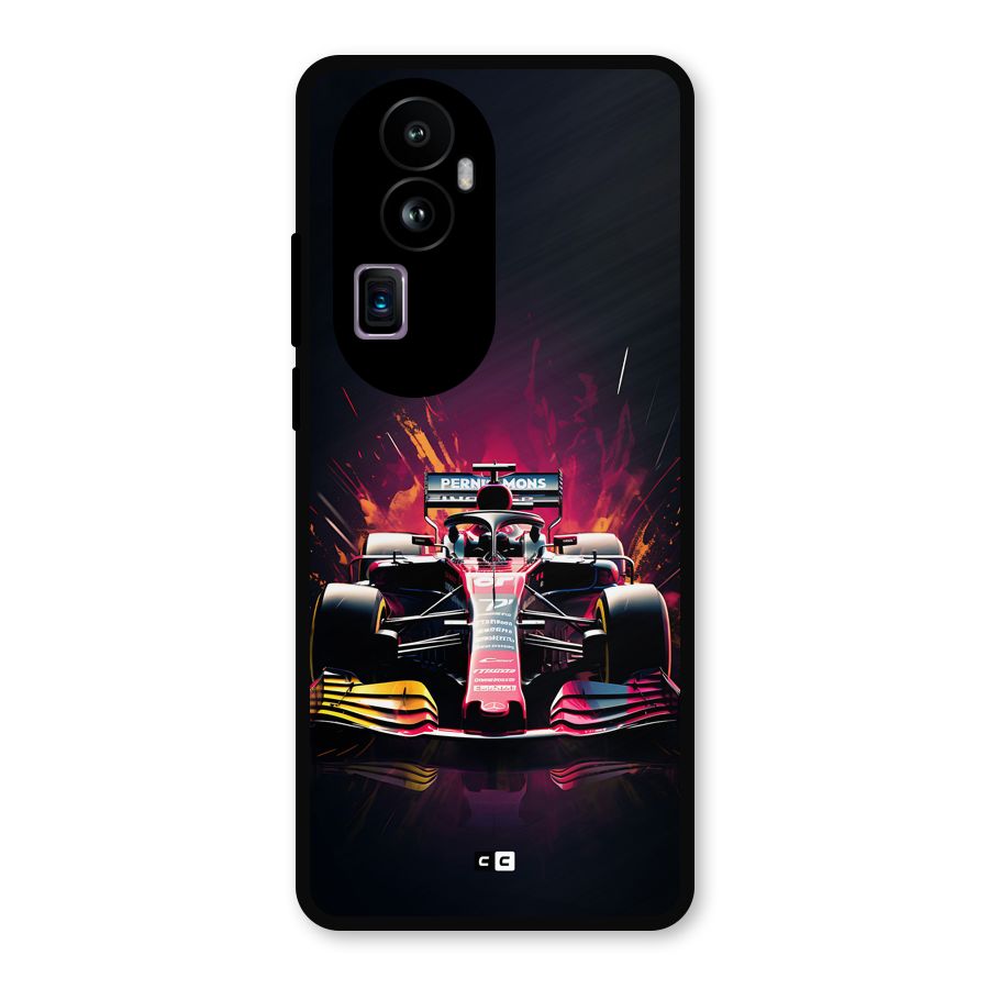 Game Racing Metal Back Case for Oppo Reno10 Pro Plus