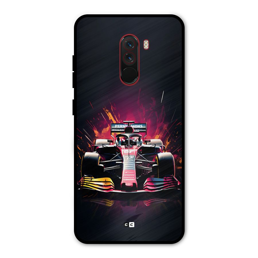 Game Racing Metal Back Case for Poco F1