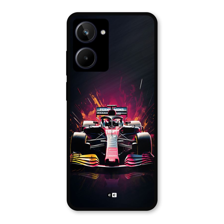 Game Racing Metal Back Case for Realme 10