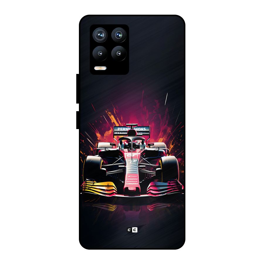 Game Racing Metal Back Case for Realme 8 Pro