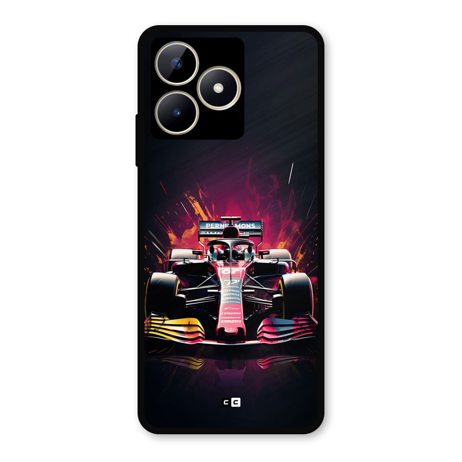 Game Racing Metal Back Case for Realme C53
