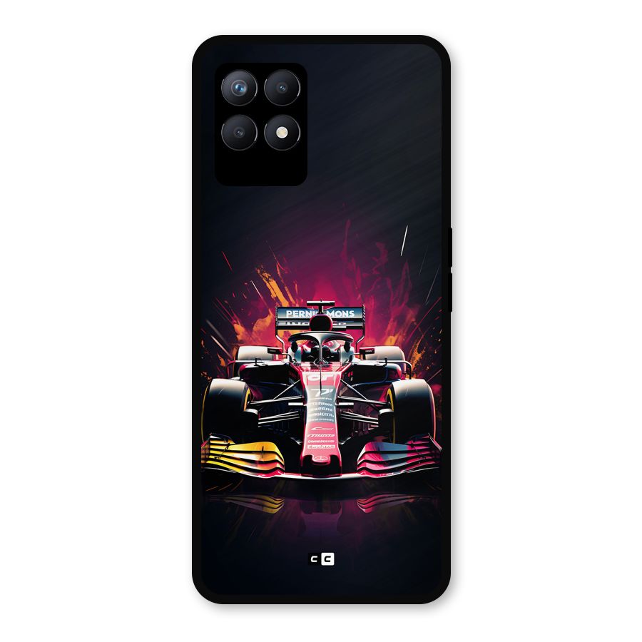 Game Racing Metal Back Case for Realme Narzo 50