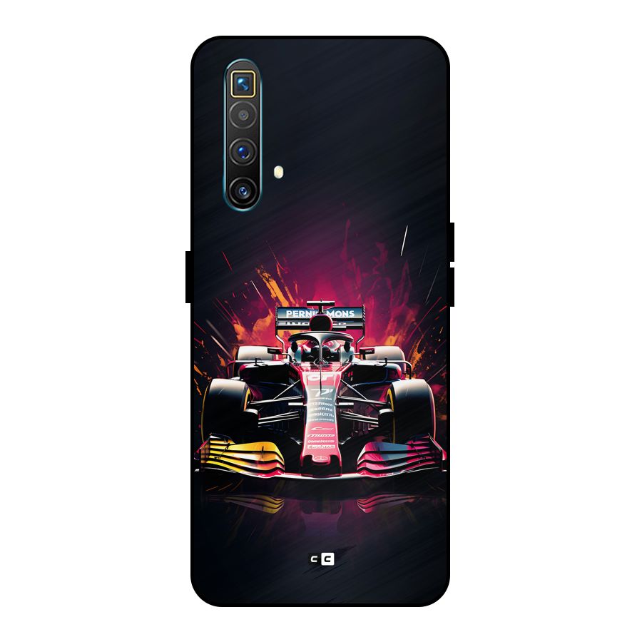 Game Racing Metal Back Case for Realme X3