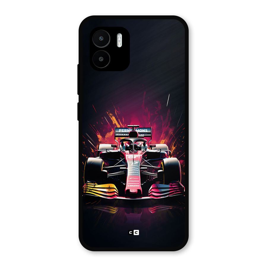 Game Racing Metal Back Case for Redmi A2