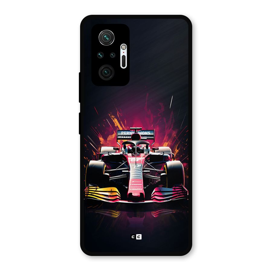 Game Racing Metal Back Case for Redmi Note 10 Pro