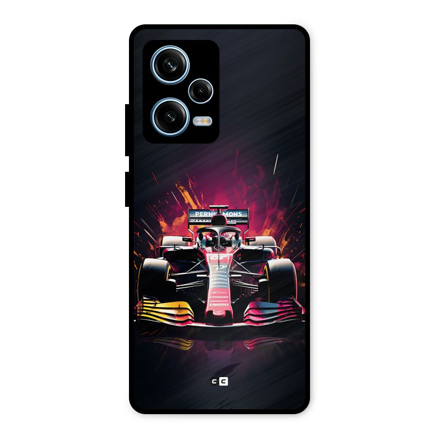 Game Racing Metal Back Case for Redmi Note 12 Pro