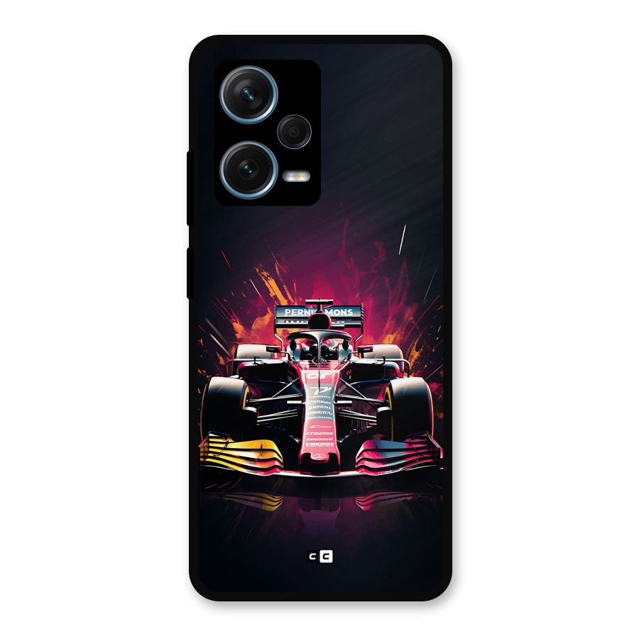 Game Racing Metal Back Case for Redmi Note 12 Pro Plus 5G
