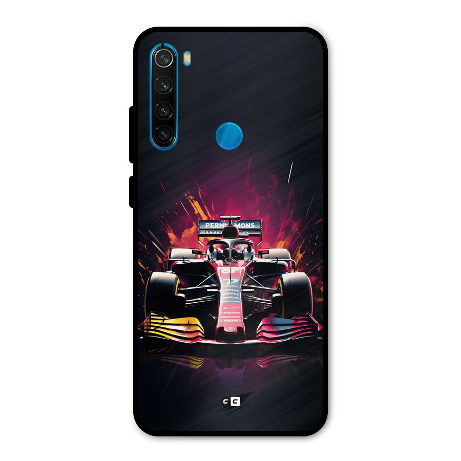 Game Racing Metal Back Case for Redmi Note 8