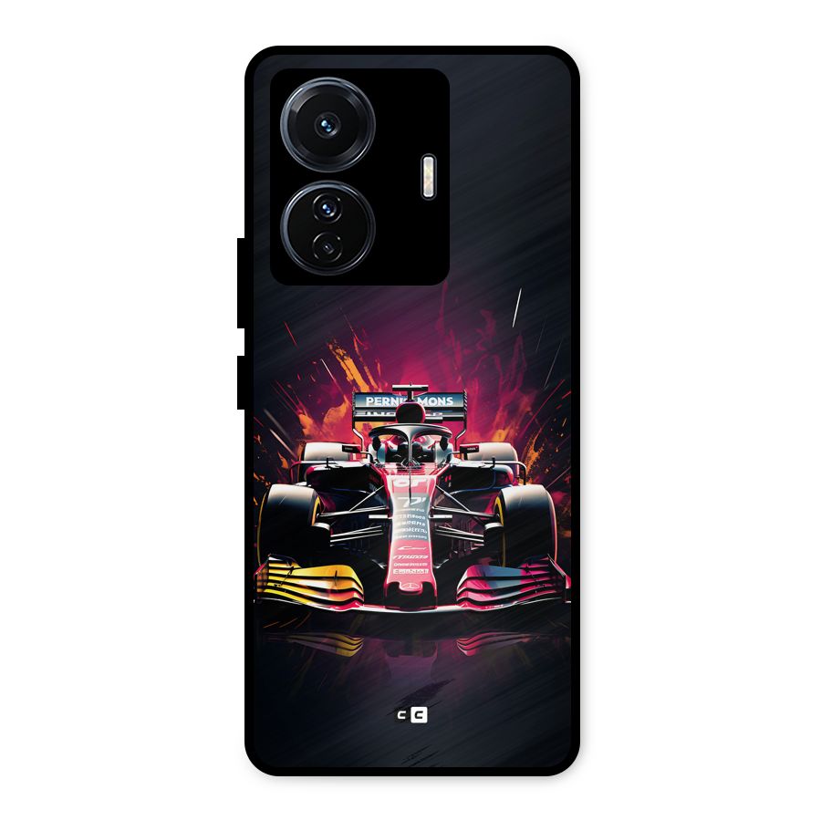 Game Racing Metal Back Case for Vivo T1 Pro