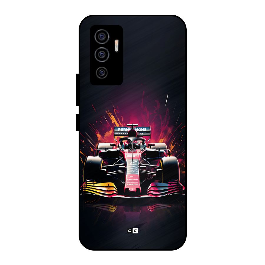 Game Racing Metal Back Case for Vivo V23e