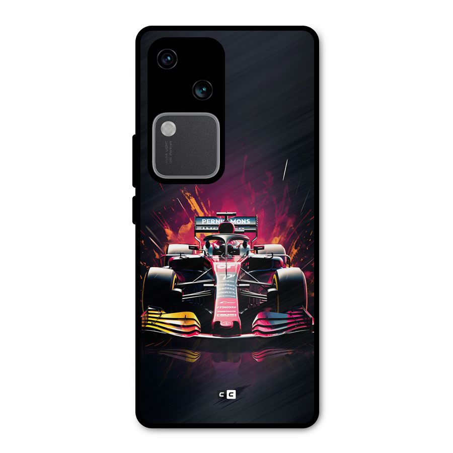 Game Racing Metal Back Case for Vivo V30