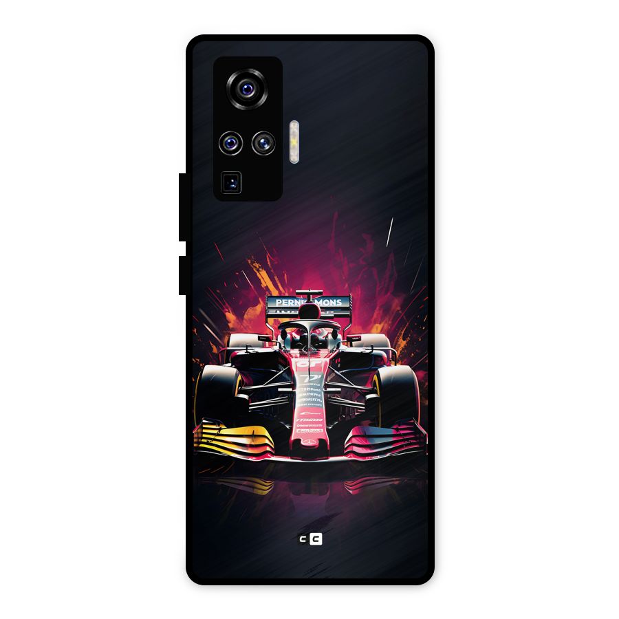 Game Racing Metal Back Case for Vivo X50 Pro