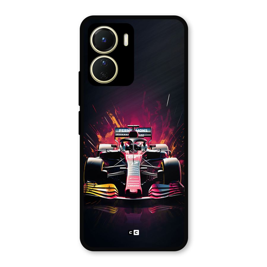 Game Racing Metal Back Case for Vivo Y16