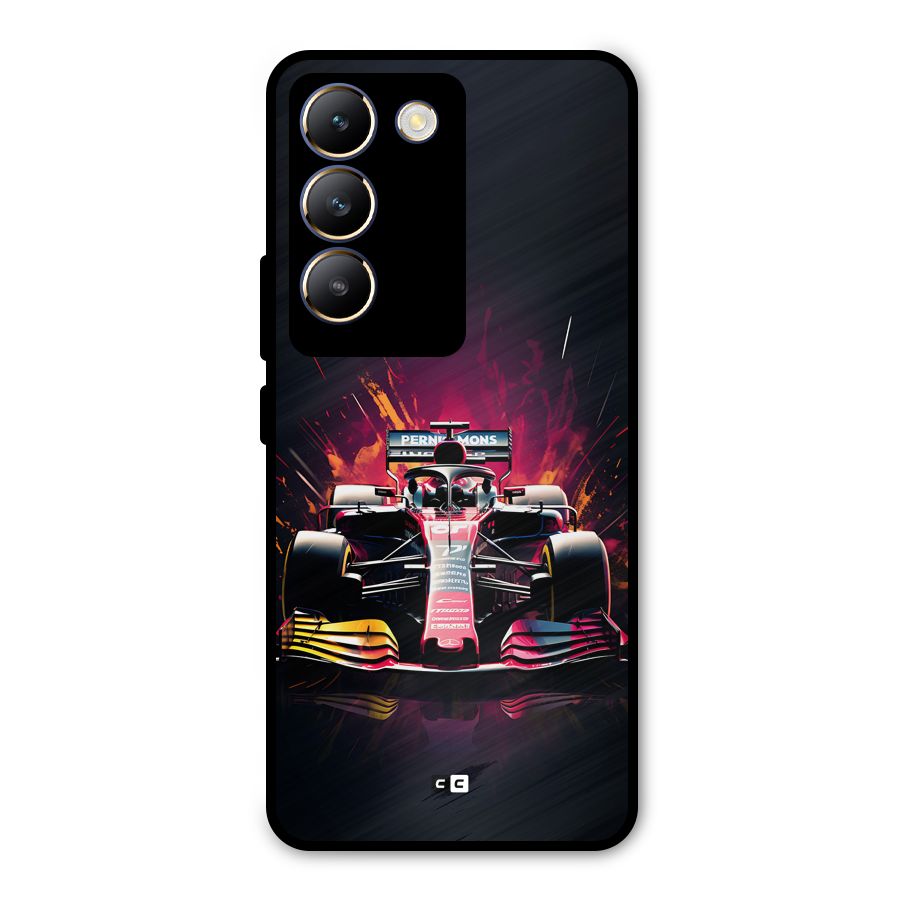 Game Racing Metal Back Case for Vivo Y200e